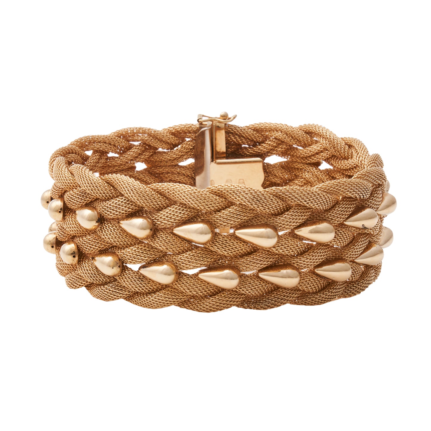 18ct Woven Gold Bracelet