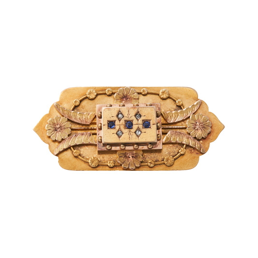 Incredibly Decorative New Zealand Colonial Brooch